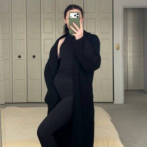 Women’s Black Long Cardigan Sweater A New Day XS/S